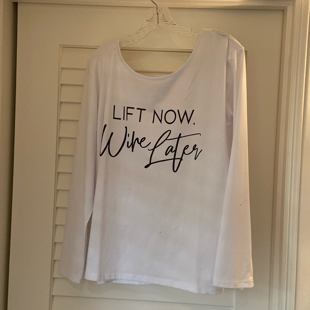 Long sleeve workout top